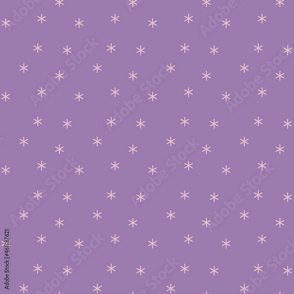 Fototapeta scattered stars seamless pattern