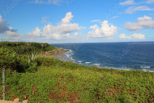 Obraz 沖縄平和記念公園から臨む海岸線　沖縄県糸満市