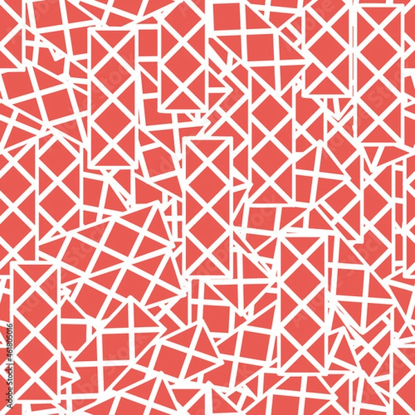 Fototapeta White x-lines