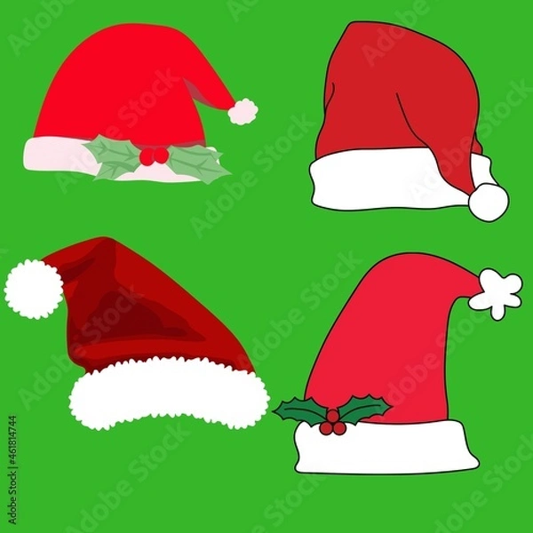 Obraz santa claus hats