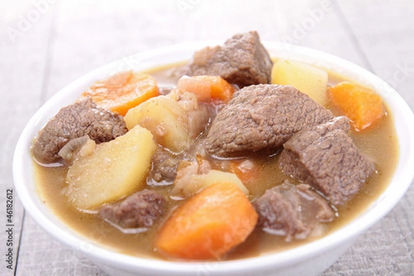 Fototapeta beef and vegetable stew