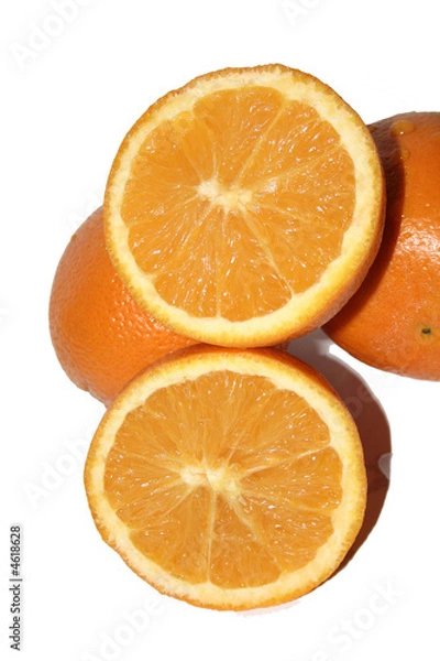 Fototapeta orange isolated on white