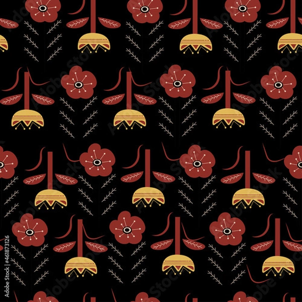 Obraz Symbol flowers pattern
