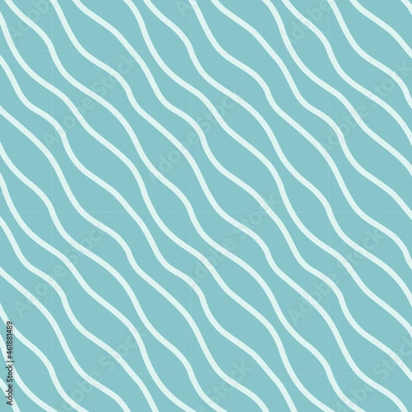 Fototapeta seamless wave pattern, pleasant water