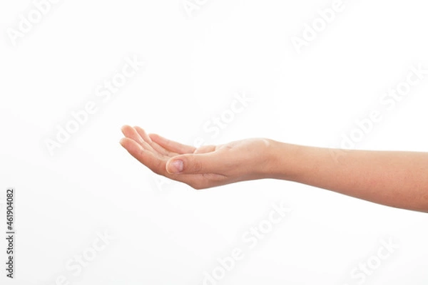 Obraz hands holding something on the palm