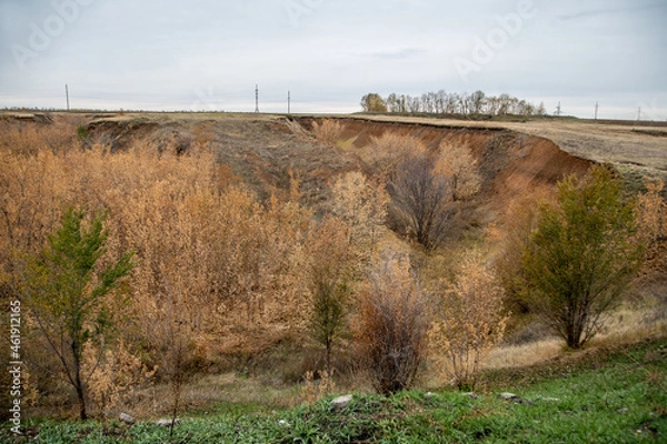 Obraz autumn landscape in a ravine