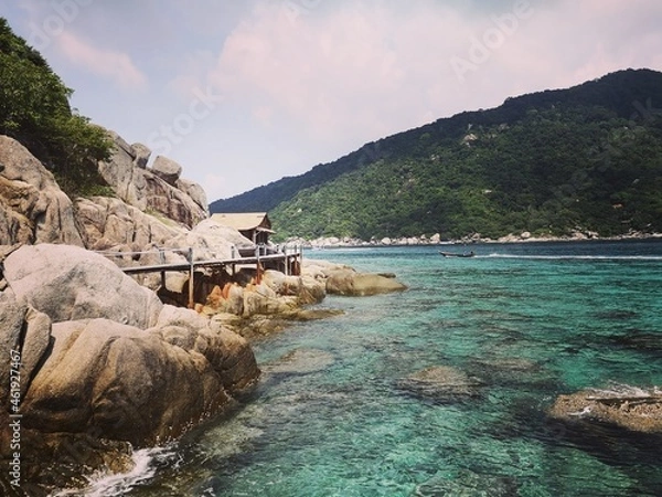 Fototapeta beach and rocks