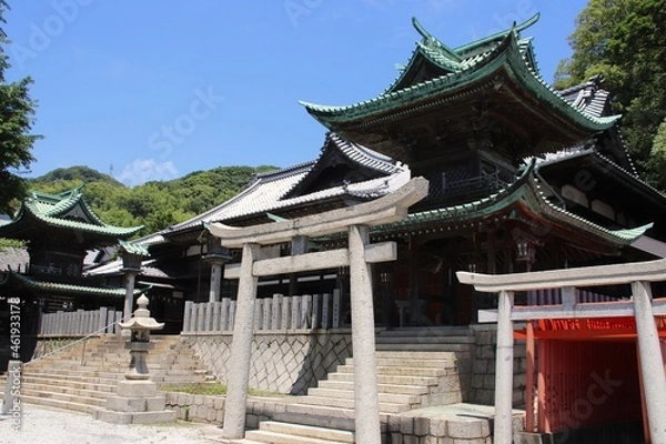 Fototapeta 北九州市門司区の甲宗八幡宮