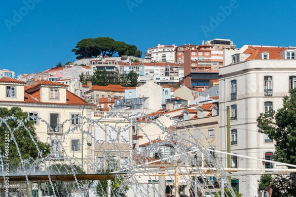 Fototapeta view of the town