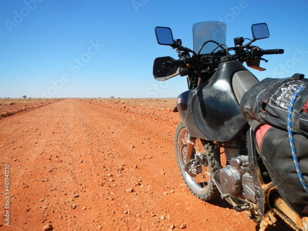 Obraz motorcycle in the desert