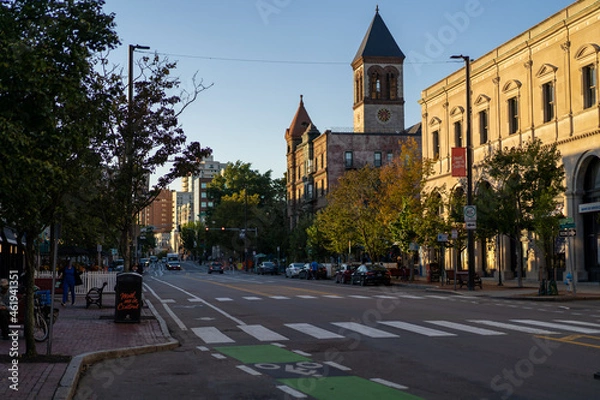 Obraz Cambridge Mass Central Square