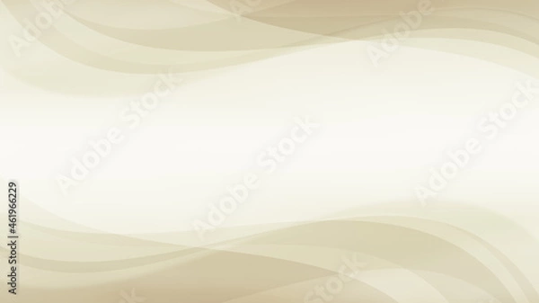 Fototapeta 波のような曲線　背景素材（ベージュ）