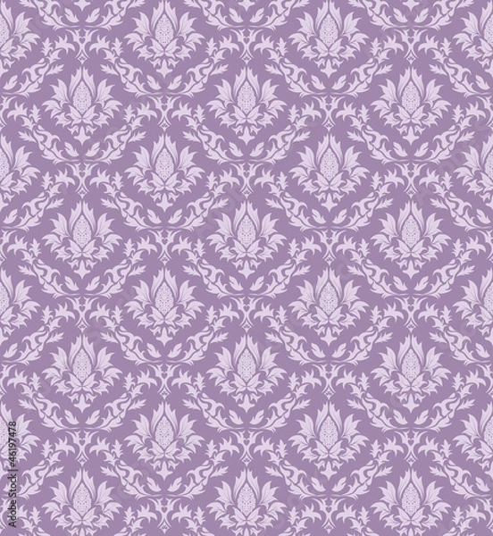 Fototapeta Damask seamless pattern