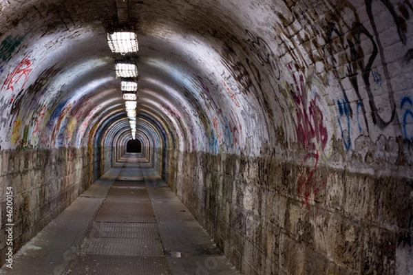 Obraz abandoned tunnel