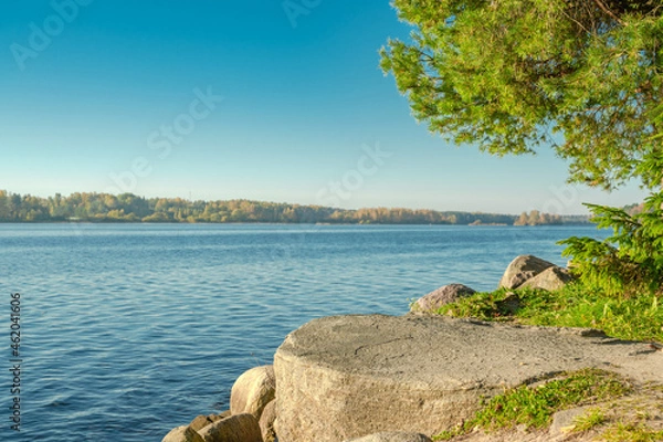 Obraz horizontal rock ledge