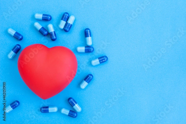 Obraz pills and heart