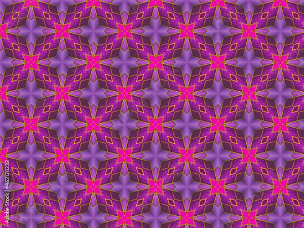 Fototapeta Beautiful Patterns background. suitable for wall decoration or patterns on objects. overlapping brick concept.