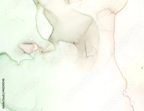Fototapeta Alcohol Ink Texture. Art Light Artistic Wall.