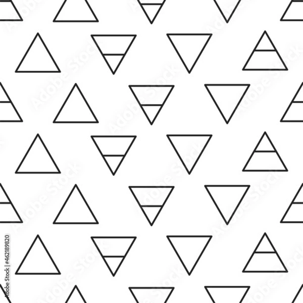 Obraz Alchemy icons with triangles - earth, air, fire, water