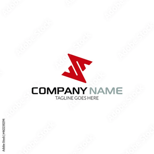 Obraz Initial letter Z logo vector design template