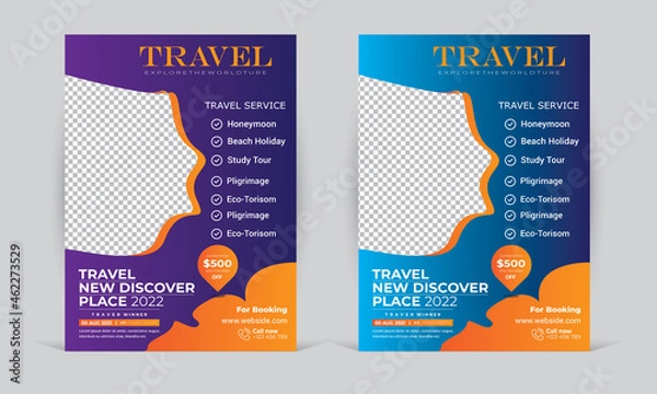Obraz Travel Flyer