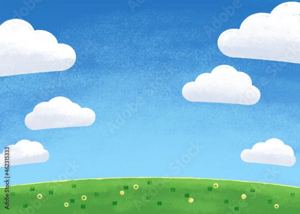 Obraz 草原の背景