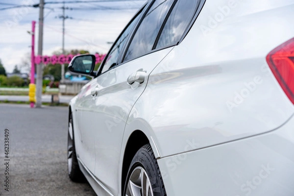 Fototapeta 車 自動車 ドライブ 駐車 ドア サイドミラー