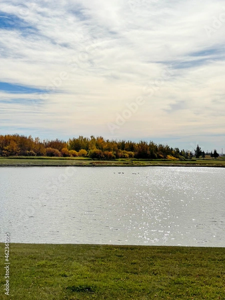 Obraz landscape with lake