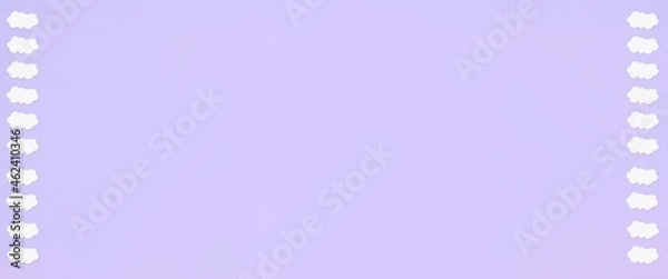 Fototapeta Valentines heart balloon with people flying and floating on blue sky background. Paper Cut Design Illustration of love for Happy Mother's or Valentine's Day greeting card design.