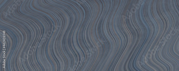 Obraz Wavy blue line background