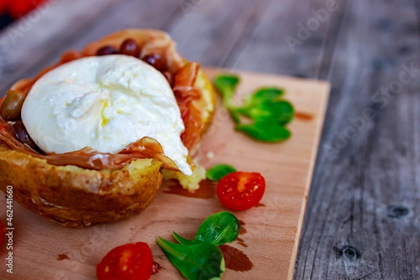 Obraz crudo mozzarella VVI