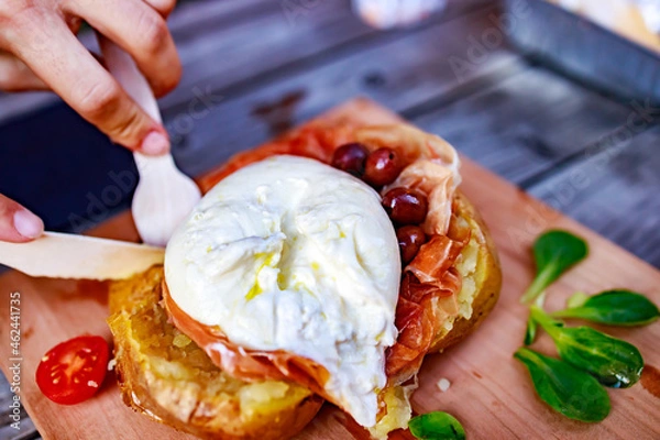 Obraz crudo mozzarella IIVV