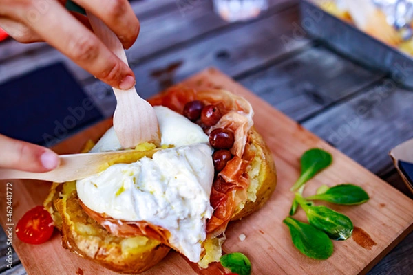 Obraz crudo mozzarella VCV