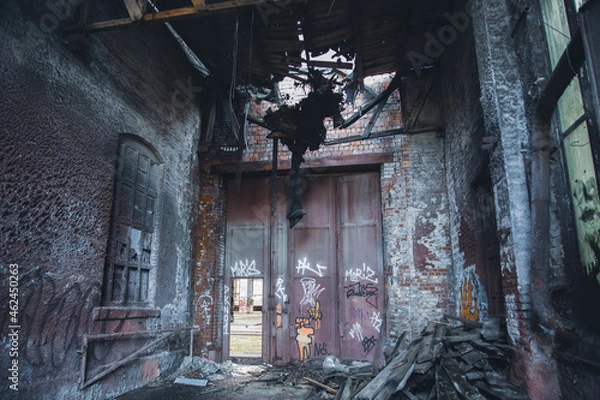 Obraz old abandoned building