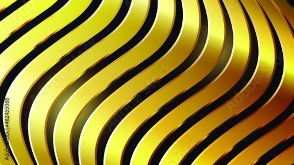Fototapeta Abstract background luxury golden lines modern design