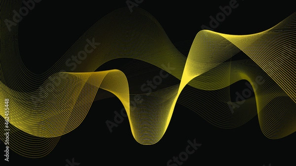Obraz Luxurious black background 