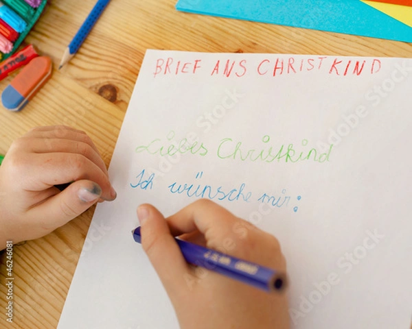 Obraz Brief ans Christkind