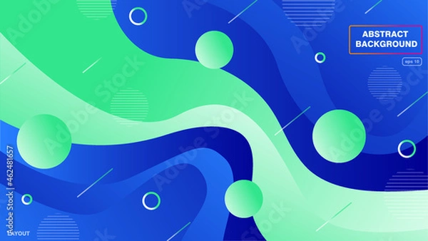 Fototapeta Abstract futuristic background gradient design. Website landing page, homepage template. Vector eps 10
