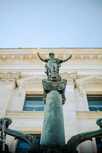 Obraz statue berlin reichstag