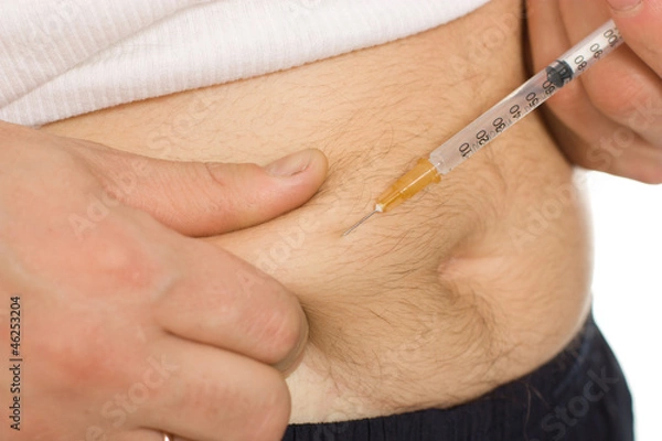 Obraz Man inject in the stomach