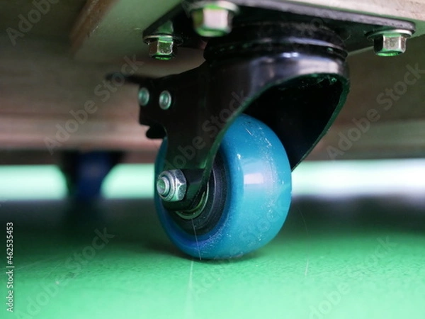 Obraz polyurethane caster wheels or trolley wheels.	
