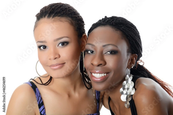 Obraz The girl the and the black girl