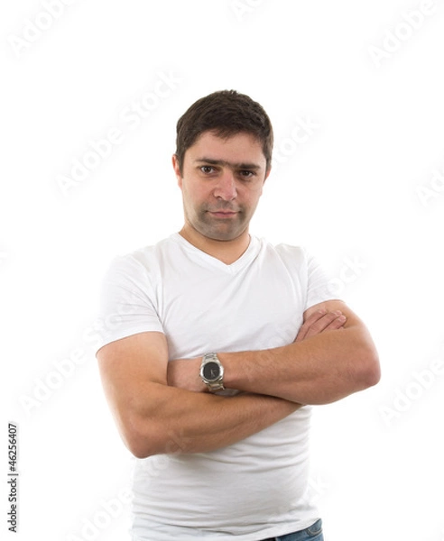 Fototapeta Handsome man isolated