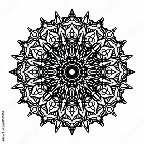 Fototapeta Vector round abstract circle. Mandala style