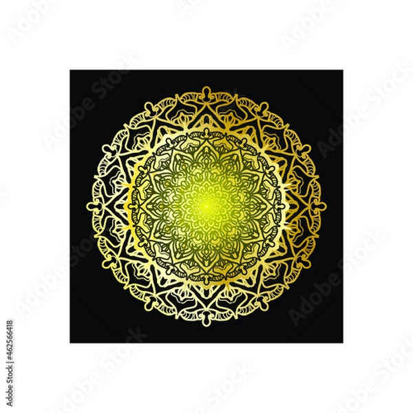 Fototapeta Vector round abstract circle. Mandala style