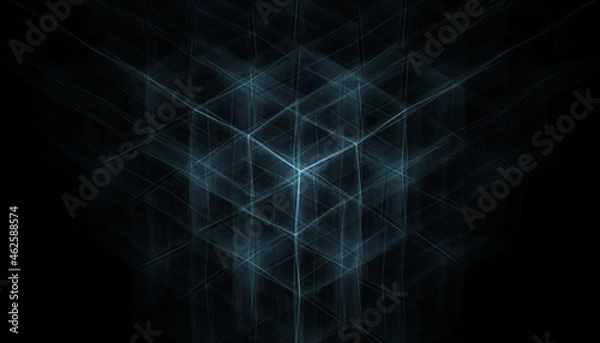 Fototapeta abstract blue background with lines