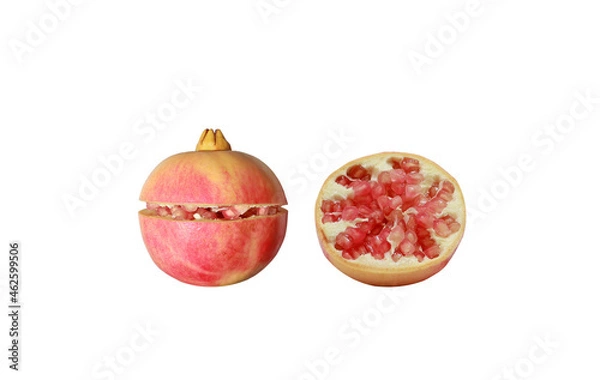 Obraz pomegranate isolated on white background