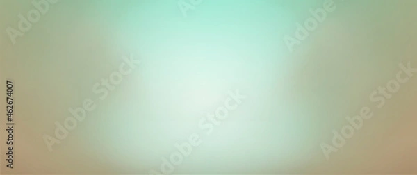 Obraz Blurred beige background with turquoise. Vignette with gradient.