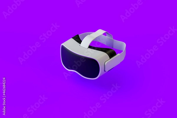 Fototapeta Wireless VR set. 3D illustration.