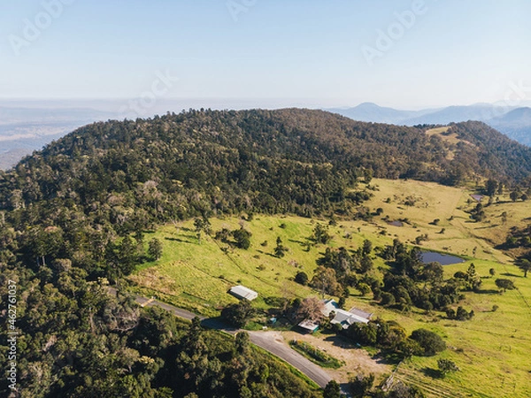 Fototapeta view from the top of the mountain